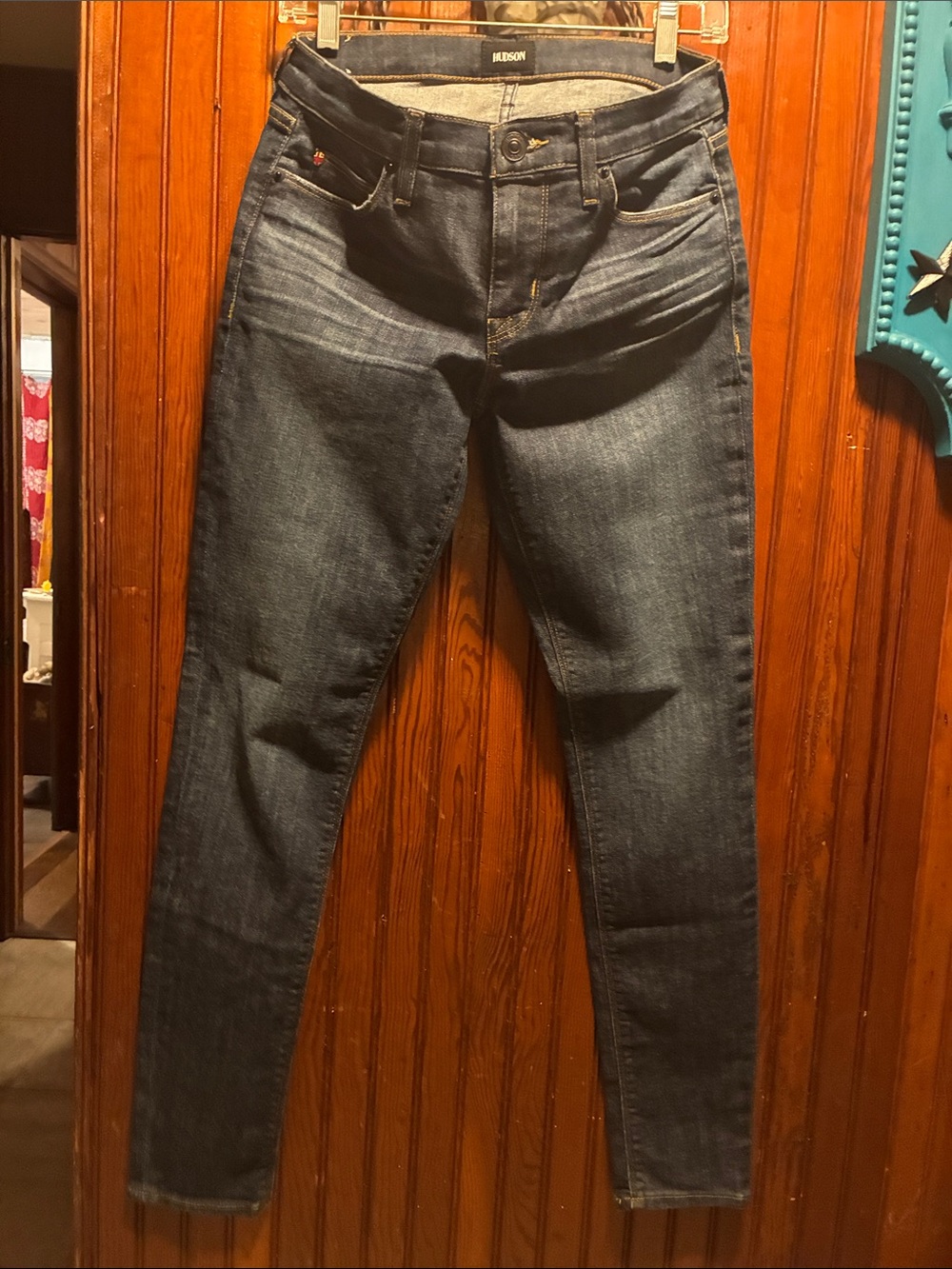 Hudson Jeans Women's Dark Indigo Skinny Jeans
